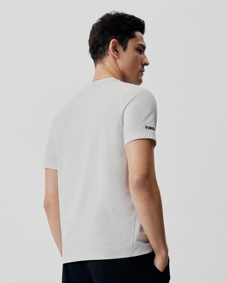 1012064-101 | MEN'S LOGO UPF50+ SWEAT ABSORB QUICK-DRY T-SHIRT | WHITE