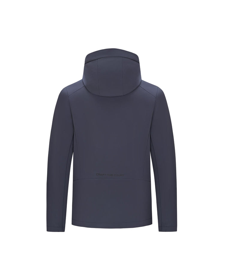 1012089-303 | MEN'S WINDPROOF BRUSHED MICRO-FLEECE HOODED JACKET | GREY