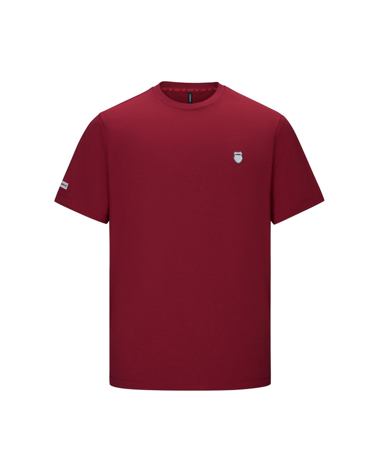 1013272-653 | MEN'S K-SWISS LOGO SHORT SLEEVES T-SHIRT | RED