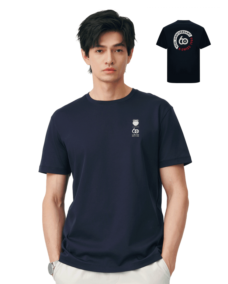 1013336-014 | MEN'S 60TH ANNIVERSARY LOOSE FIT COTTON T-SHIRT | NAVY