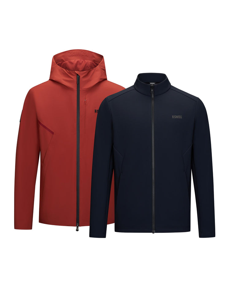 1013353-652 | MEN'S KHYPRO WARM WATER REPELLENT JACKET 2-IN-1 | RED/BLACK