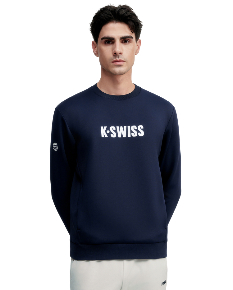 1013377-014 | MEN'S LOGO SCUBA KNIT COOL-FEEL SWEATSHIRT | NAVY