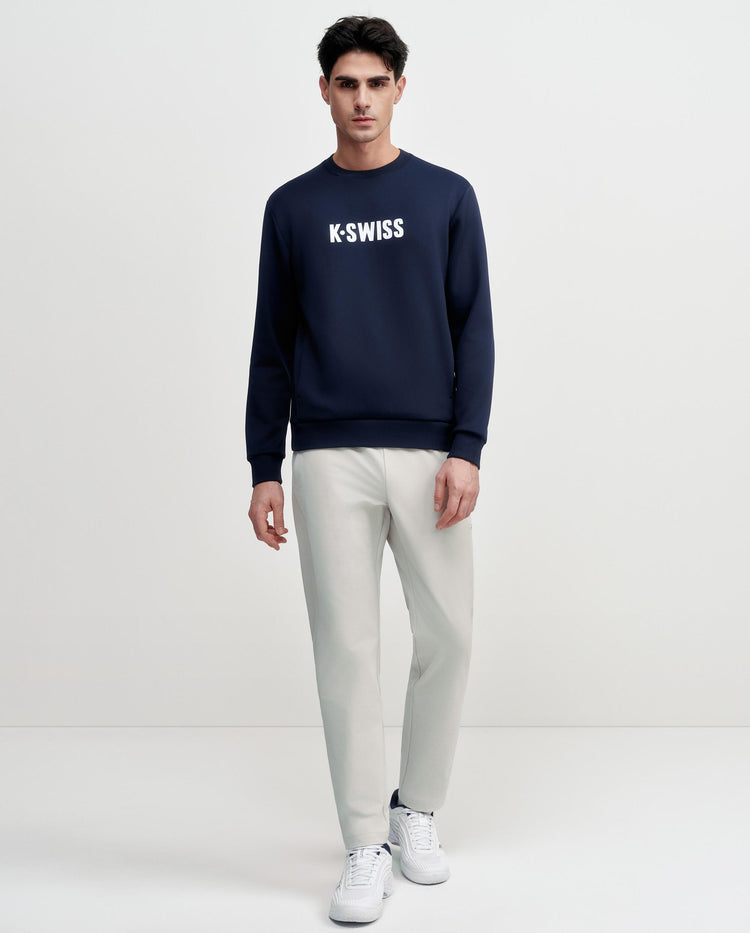 1013377-014 | MEN'S LOGO SCUBA KNIT COOL-FEEL SWEATSHIRT | NAVY