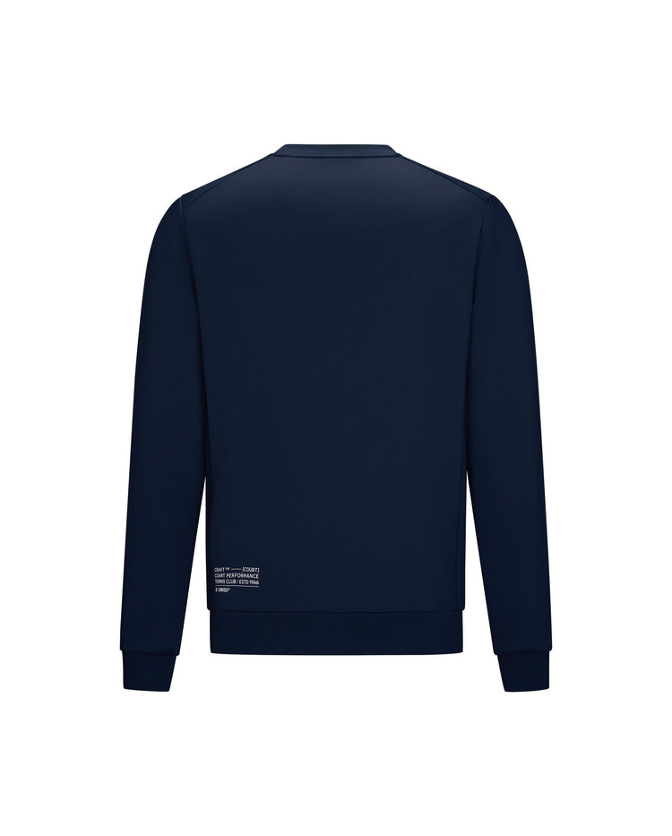 1013377-014 | MEN'S LOGO SCUBA KNIT COOL-FEEL SWEATSHIRT | NAVY