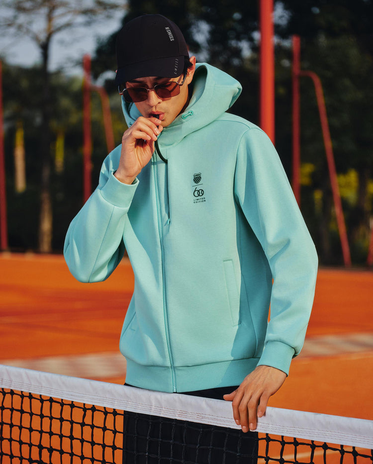 1013851-377 | MEN'S KUBE INFLATABLE NECK PILLOW HOODED JACKET | AQUA