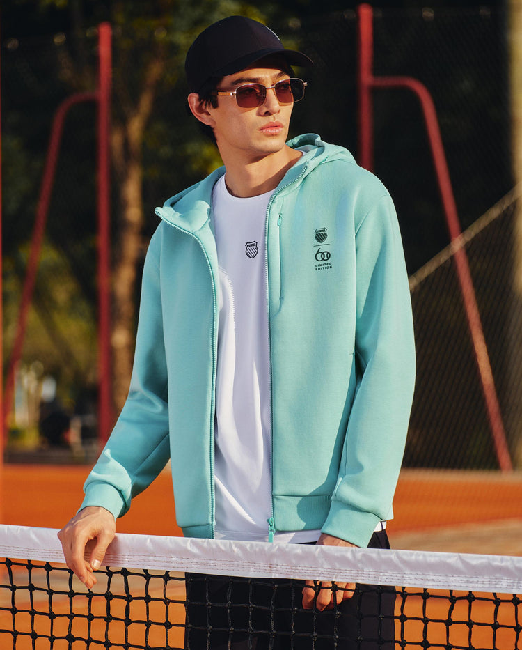 1013851-377 | MEN'S KUBE INFLATABLE NECK PILLOW HOODED JACKET | AQUA