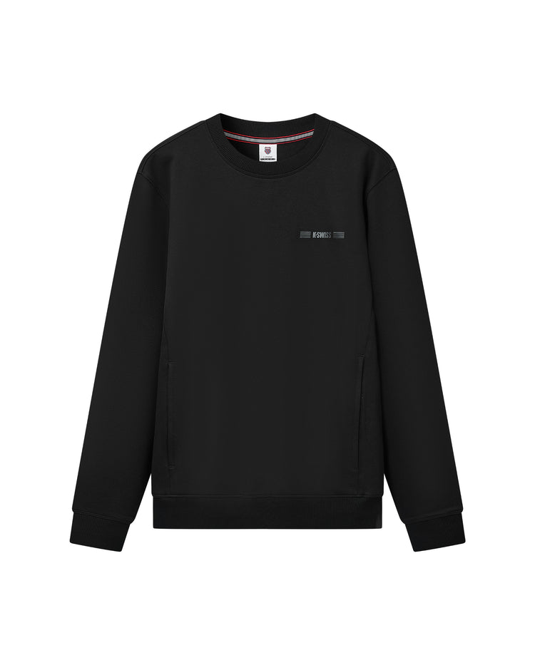 107849-008 | MEN'S K-SWISS LOGO SWEATSHIRT | BLACK