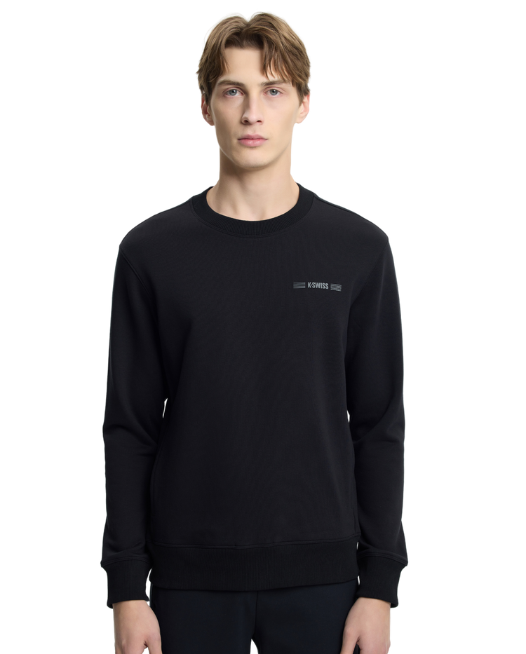 107849-008 | MEN'S K-SWISS LOGO SWEATSHIRT | BLACK