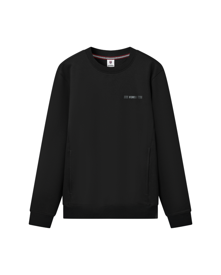 107849-008 | MEN'S K-SWISS LOGO SWEATSHIRT | BLACK