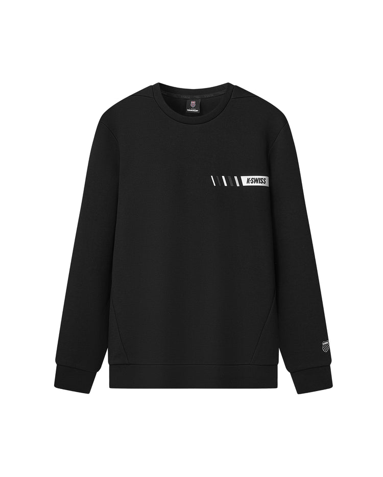 107933-008 | MEN'S K-SWISS LOGO SWEATSHIRT | BLACK