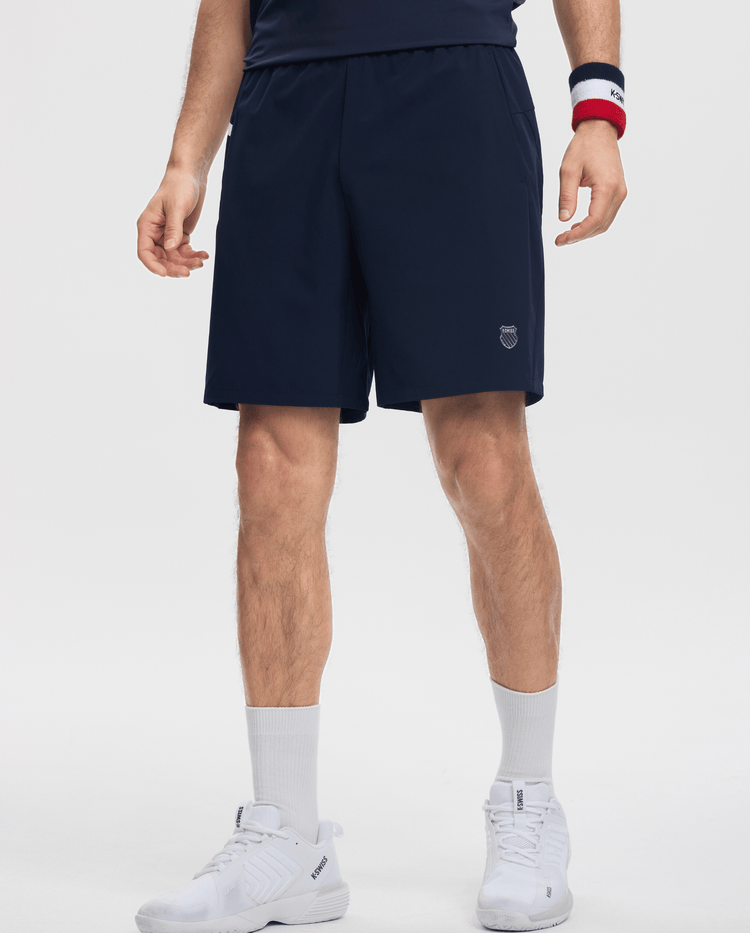 108117-481 | MEN'S K-SWISS LOGO SHORTS | OMBRE BLUE/ASST