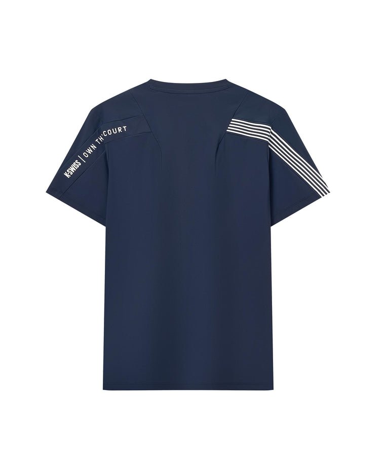 108125-481 | MEN'S K-SWISS LOGO SHORT SLEEVES T-SHIRT | OMBRE BLUE/ASST