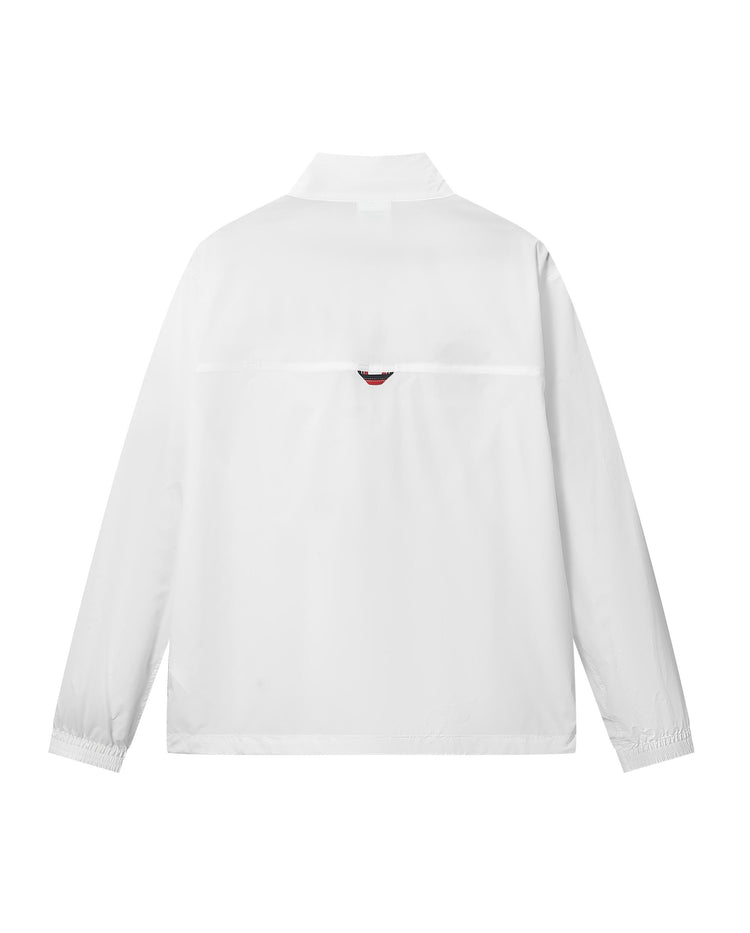 108244-101 | MEN'S STAND COLLAR JACKET | WHITE/WHITE