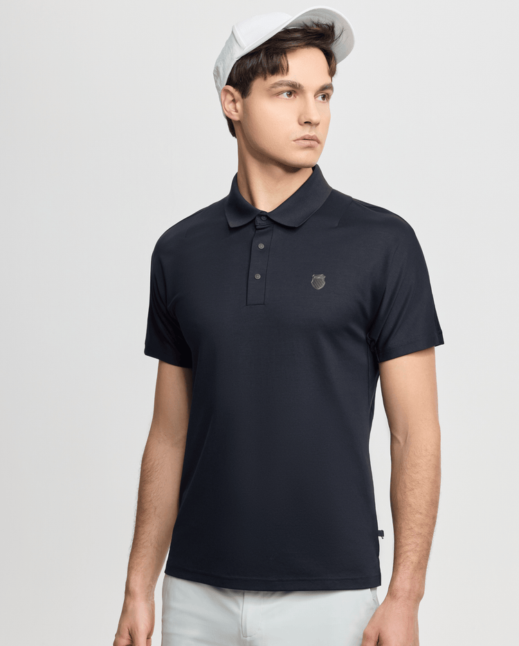 108297-008 | MEN'S K-SWISS LOGO POLO SHIRT | BLACK