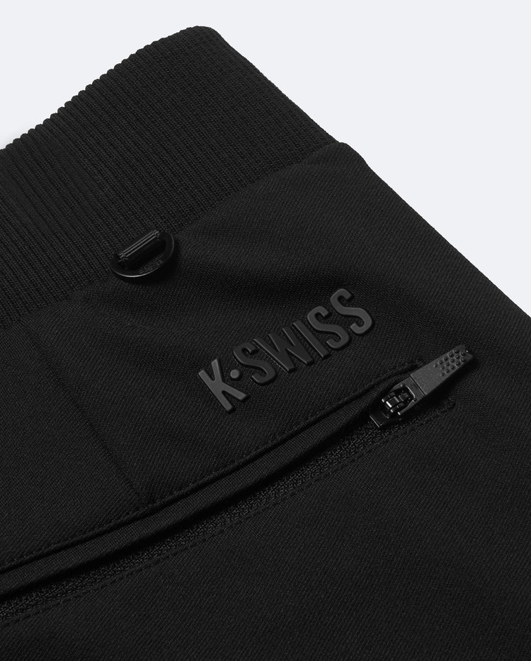 108687-008 | MEN'S K-SWISS LOGO SIDE TAPED PANTS | BLACK