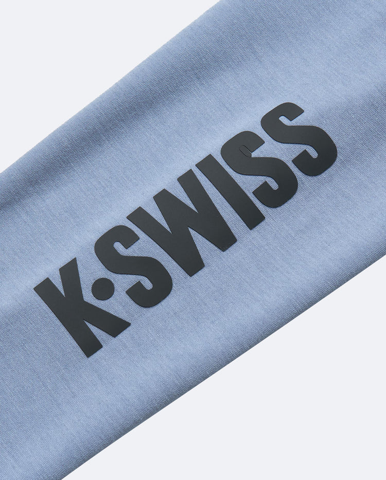 109065-865 | MEN'S LOGO STAND COLLAR LONG SLEEVES T-SHIRT | BLUEBERRY