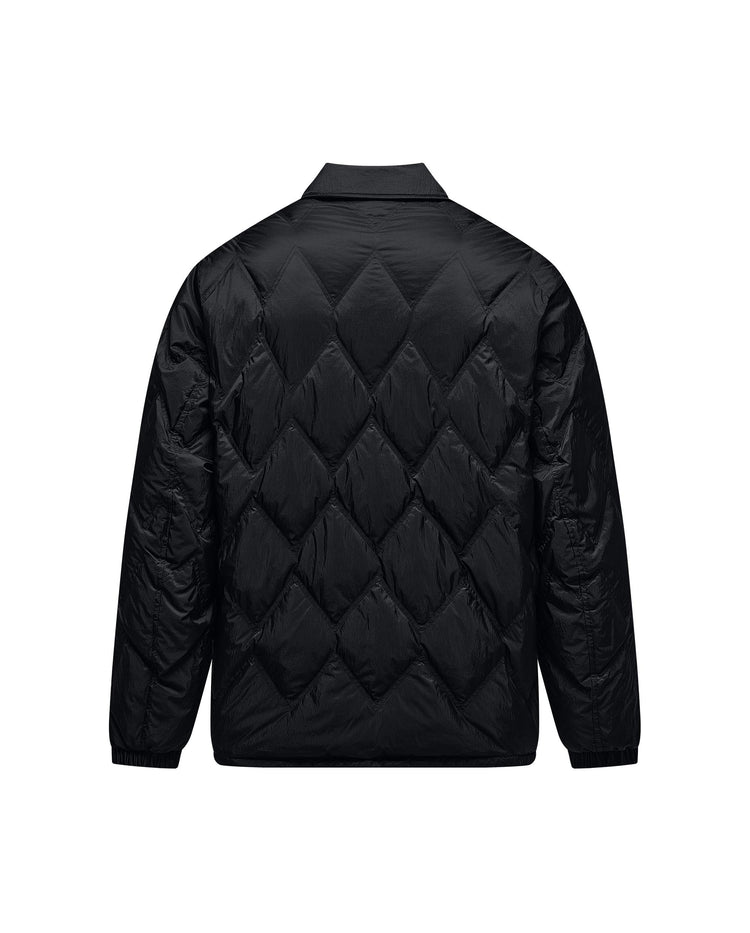 109831-008 | MEN'S K-SWISS LOGO LOOSE FIT GOOSE DOWN JACKET | BLACK