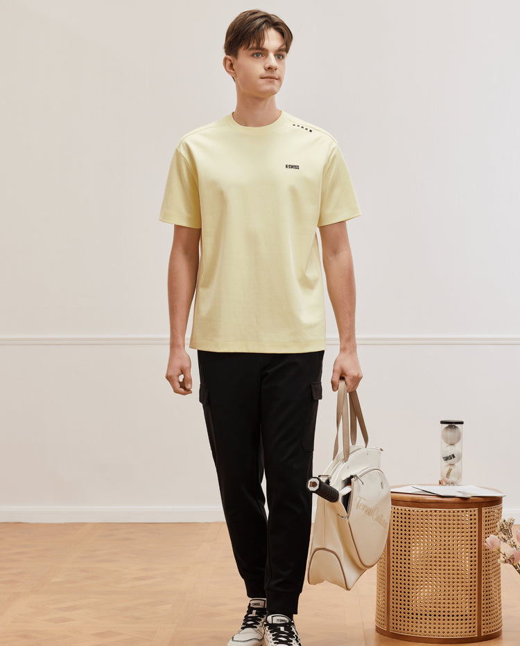 109863-750 | MEN'S K-SWISS LOGO T-SHIRT | YELLOW/MISC