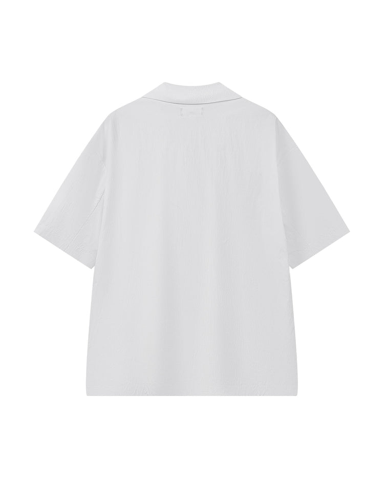 109891-115 | MEN'S K-SWISS LOGO LOOSE FIT SHORT SLEEVES SHIRT | WHITE/SPECIAL