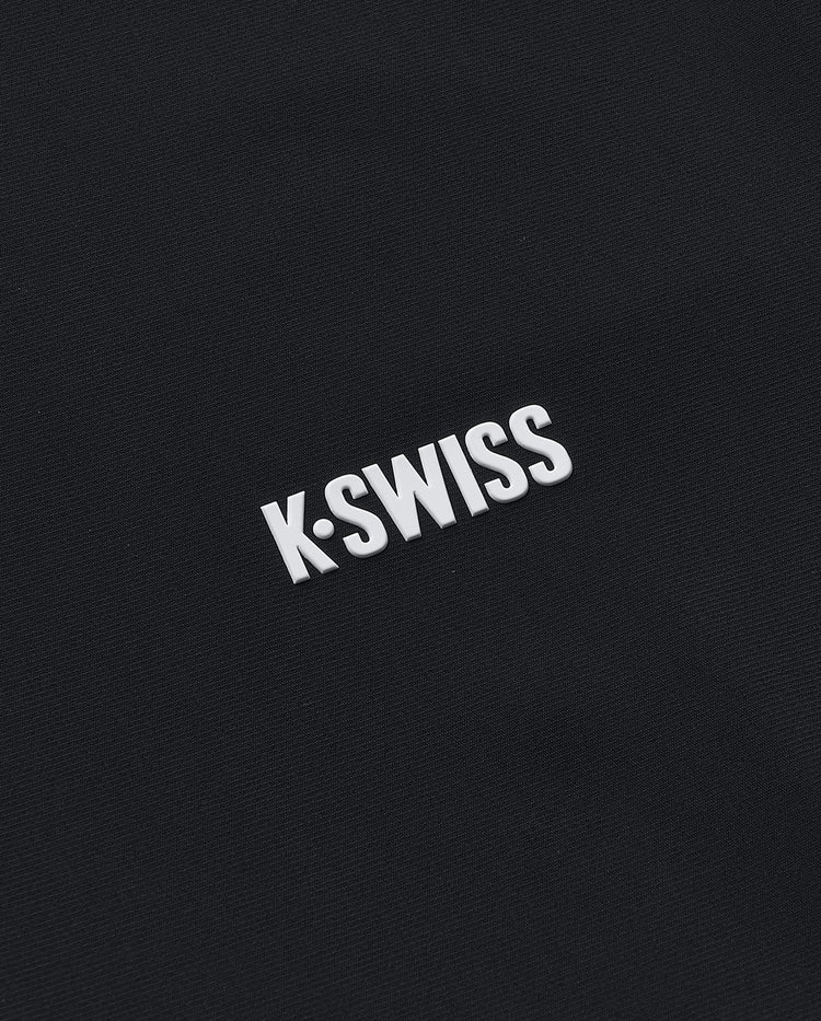 109982-008 | MEN'S K-SWISS LOGO STAND COLLAR JACKET | BLACK