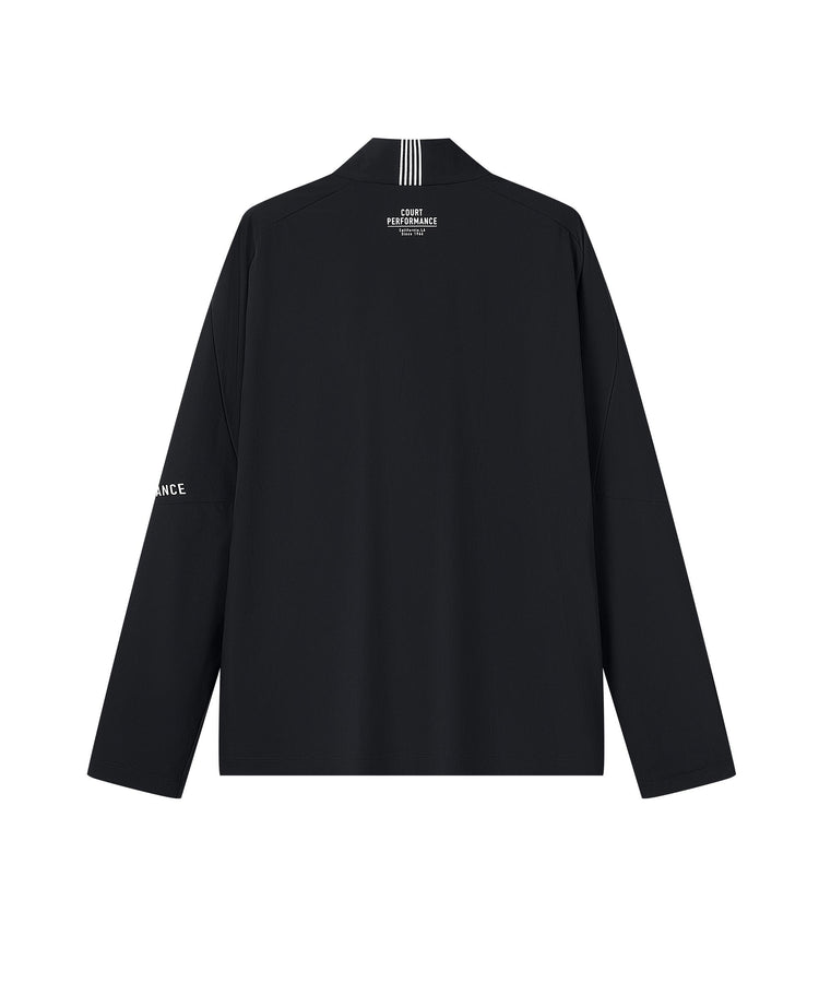 109982-008 | MEN'S K-SWISS LOGO STAND COLLAR JACKET | BLACK
