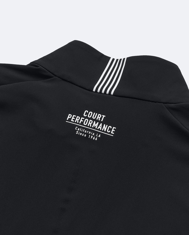 109982-008 | MEN'S K-SWISS LOGO STAND COLLAR JACKET | BLACK