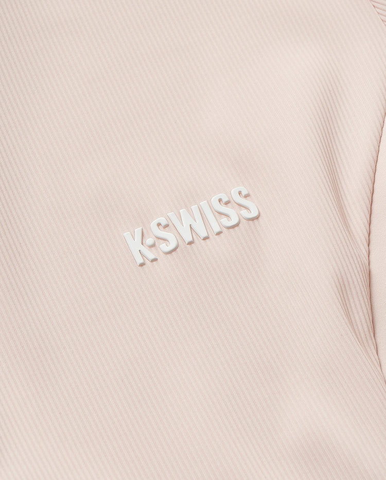 1910078-623 | WOMEN'S K-SWISS LOGO JACQUARD POLO DRESS | PEACH WHIP