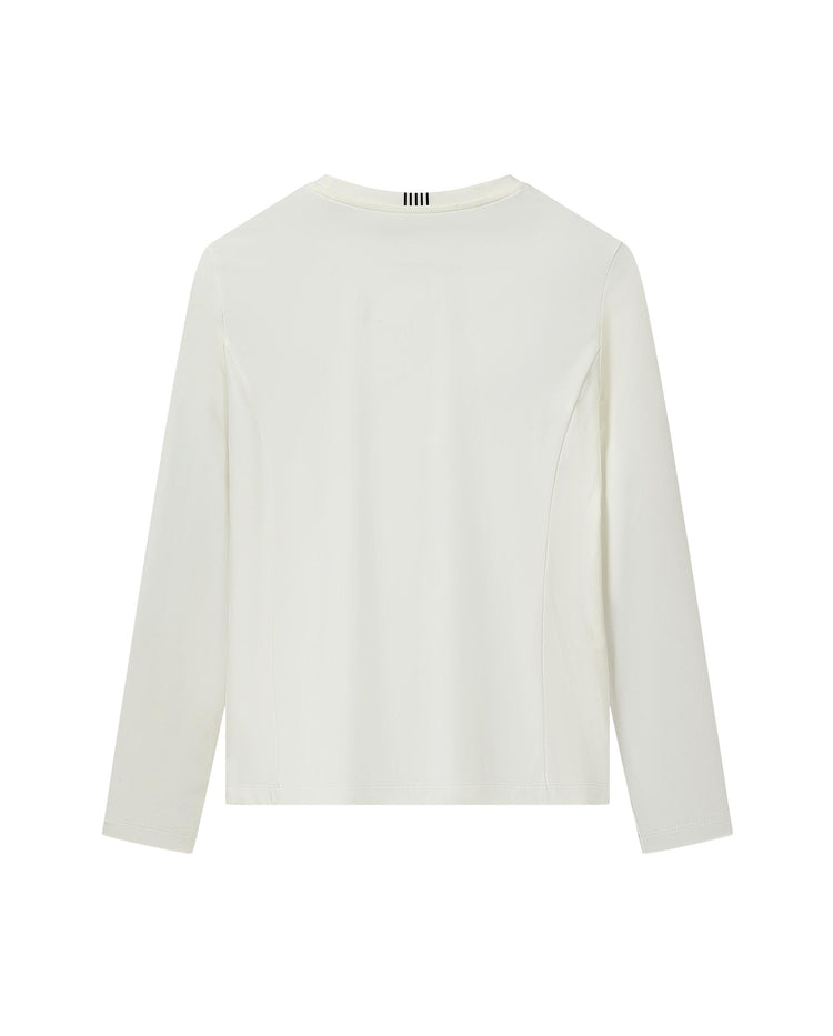1910088-115 | WOMEN'S LOGO LONG SLEEVES T-SHIRT | WHITE/SPECIAL