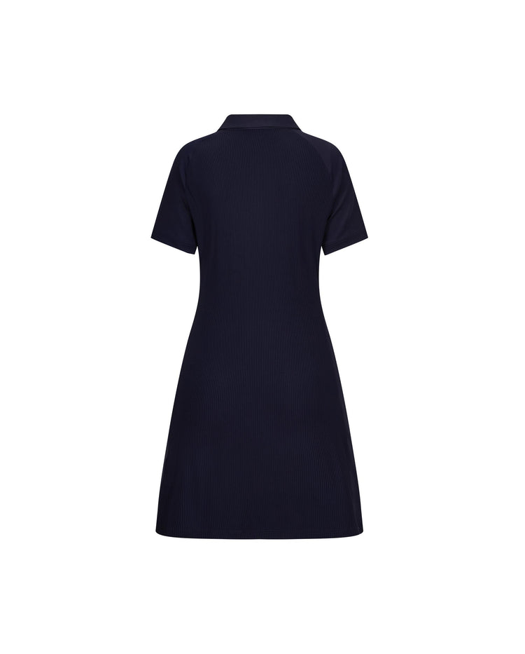 1910687-495 | WOMEN'S K-SWISS LOGO TENNIS POLO DRESS | BLUE/MISC