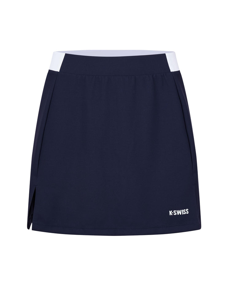 1910699-456 | WOMEN'S K-SWISS LOGO A-LINE TENNIS SKIRT | BLUE/MISC