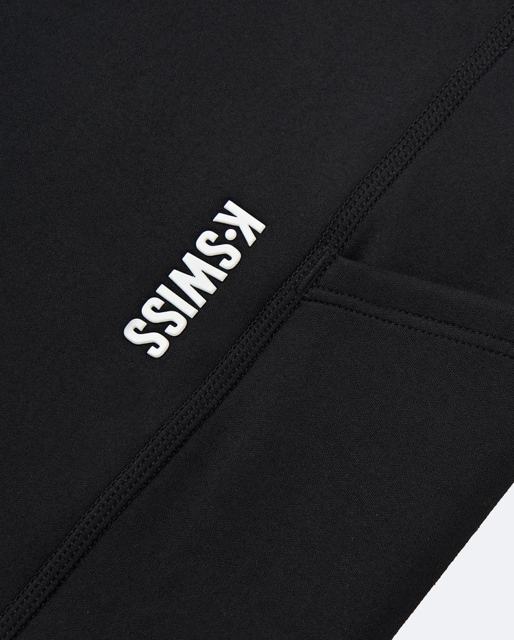 1910716-008 | WOMEN'S K-SWISS LOGO HIGH-WAIST LEGGINGS | BLACK