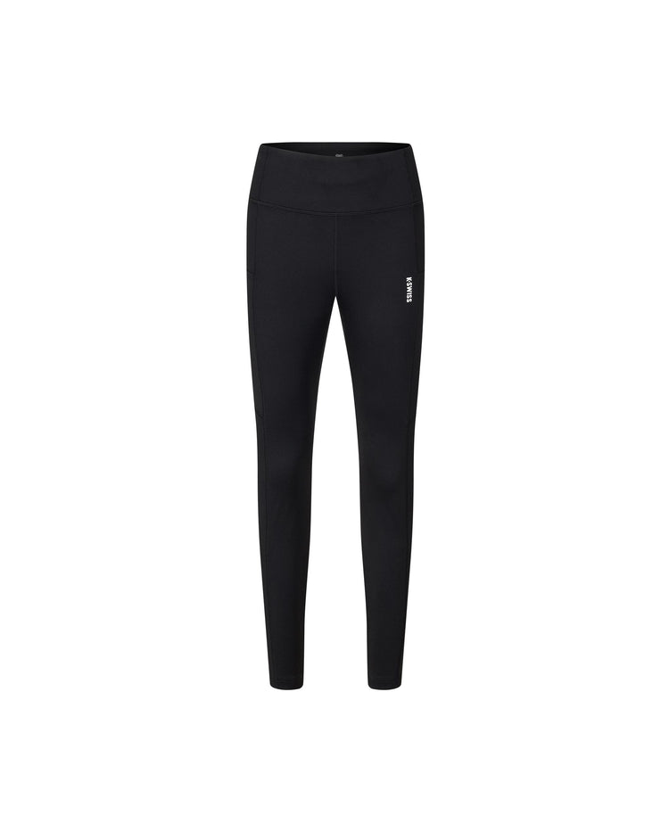1910716-008 | WOMEN'S K-SWISS LOGO HIGH-WAIST LEGGINGS | BLACK