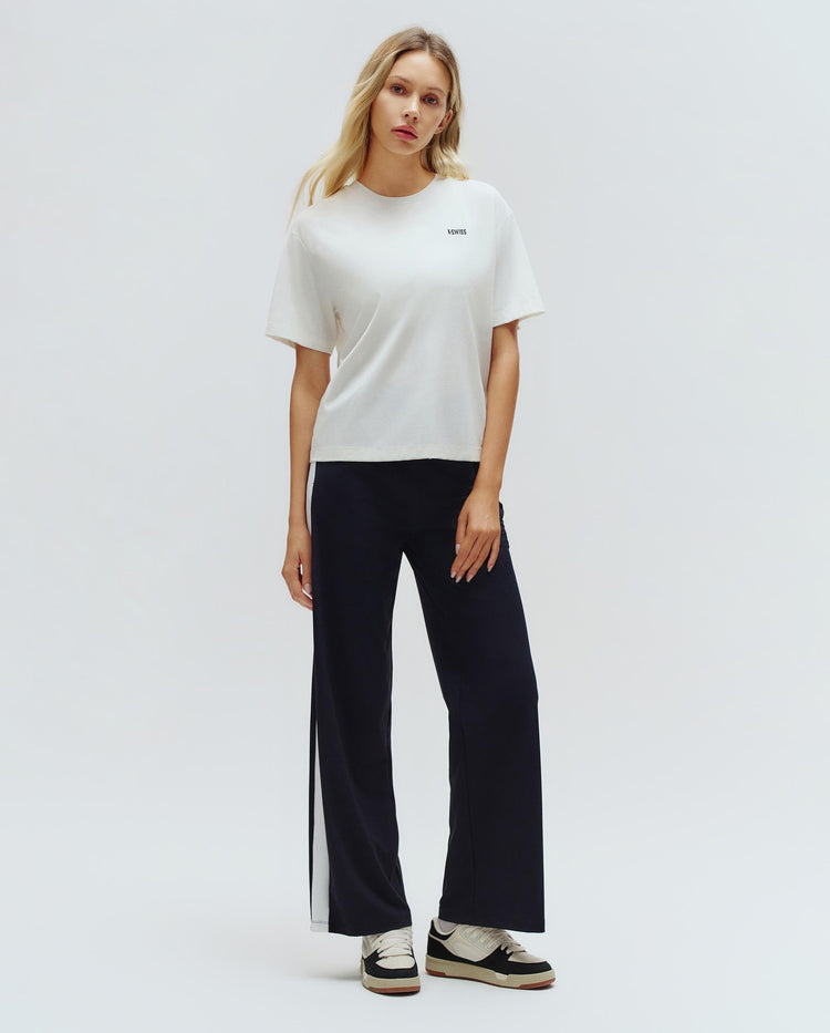 1910768-115 | WOMEN'S K-SWISS LOGO LOOSE FIT T-SHIRT | WHITE/SPECIAL