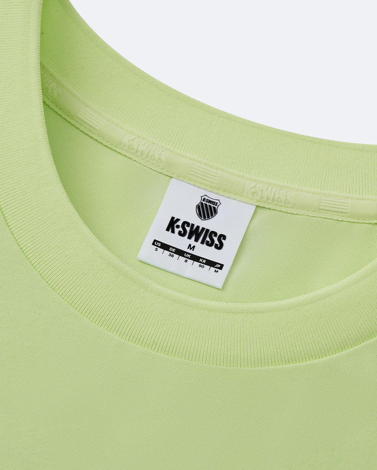 1910768-334 | WOMEN'S K-SWISS LOGO LOOSE FIT T-SHIRT | GREEN/MULTI