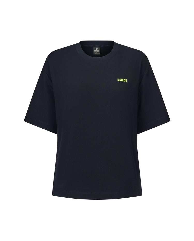 1910768-495 | WOMEN'S K-SWISS LOGO LOOSE FIT T-SHIRT | BLUE/MISC