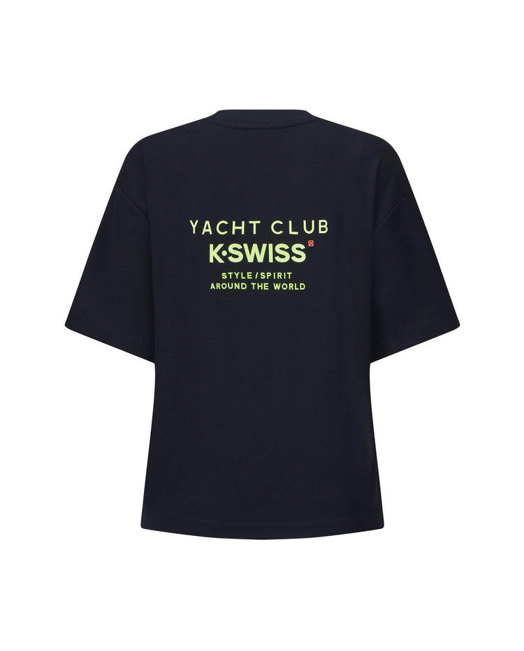 1910768-495 | WOMEN'S K-SWISS LOGO LOOSE FIT T-SHIRT | BLUE/MISC