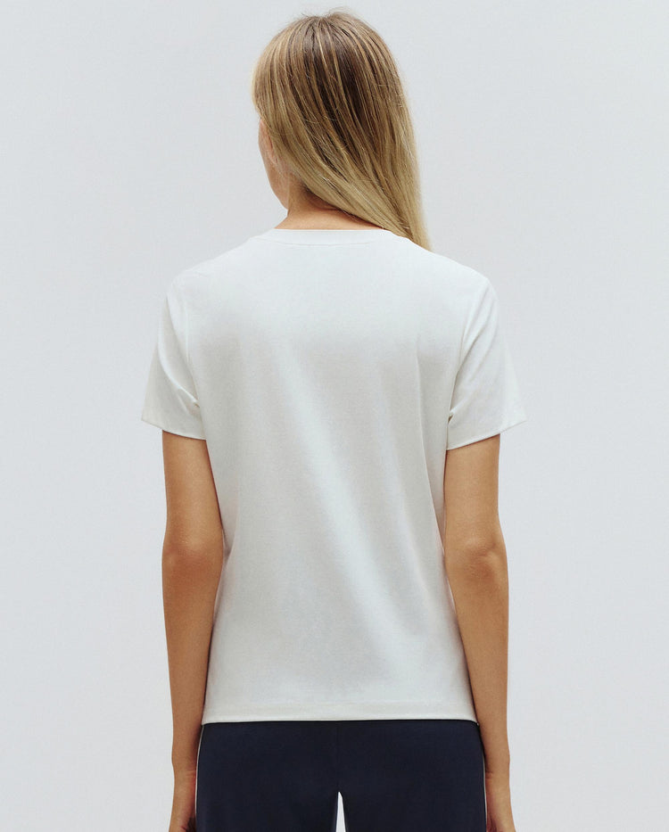 1910769-115 | WOMEN'S K-SWISS LOGO SHORT SLEEVES T-SHIRT | WHITE/SPECIAL