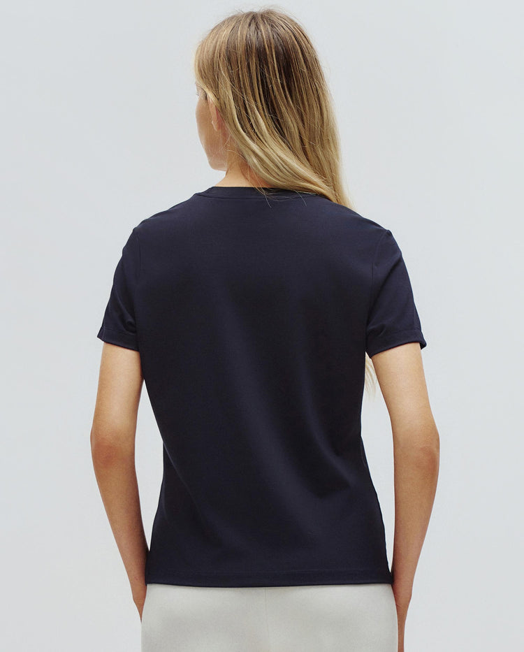 1910769-495 | WOMEN'S K-SWISS LOGO SHORT SLEEVES T-SHIRT | BLUE/MISC