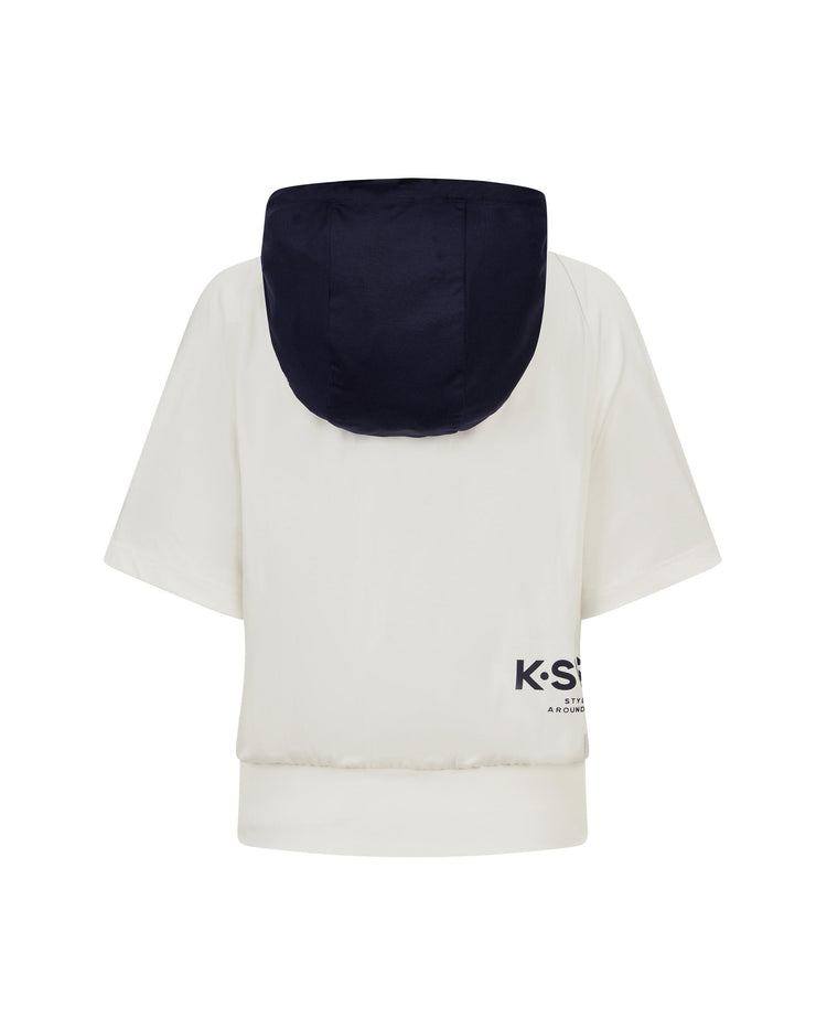 1910770-115 | WOMEN'S LOGO BLOCKCORE LOOSE FIT HOODED JACKET | WHITE/SPECIAL