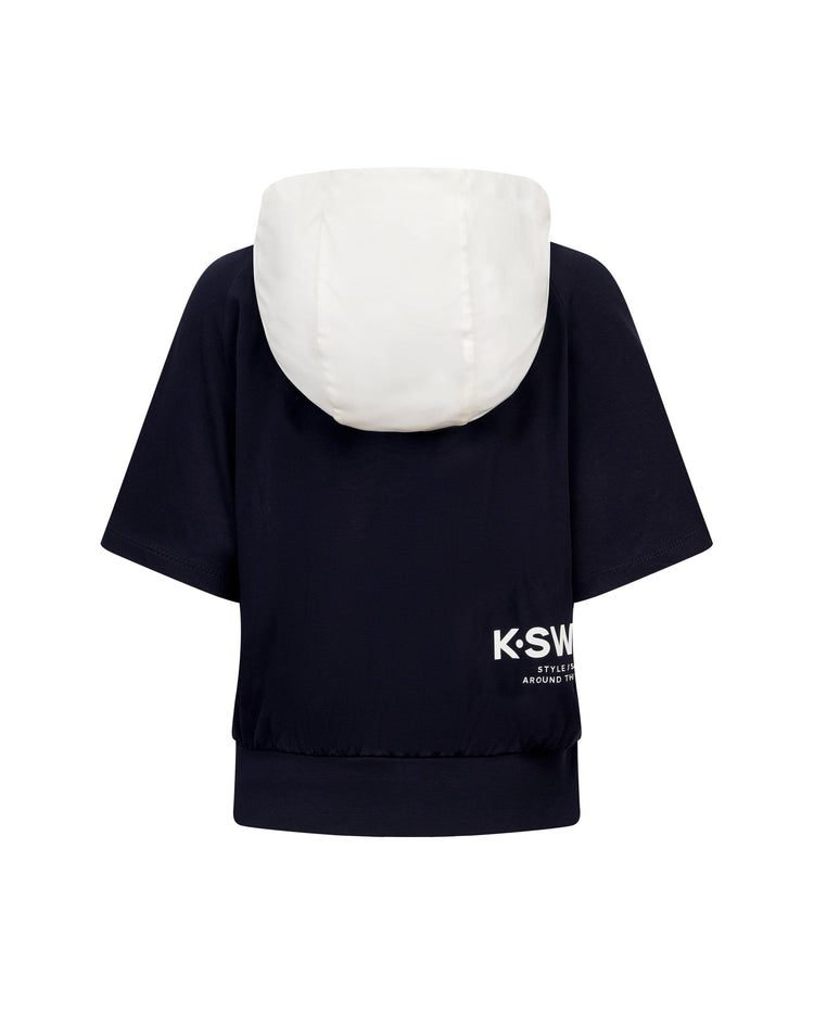 1910770-495 | WOMEN'S LOGO BLOCKCORE LOOSE FIT HOODED JACKET | BLUE/MISC