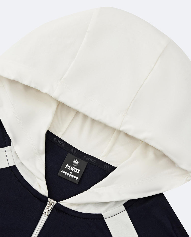 1910770-495 | WOMEN'S LOGO BLOCKCORE LOOSE FIT HOODED JACKET | BLUE/MISC