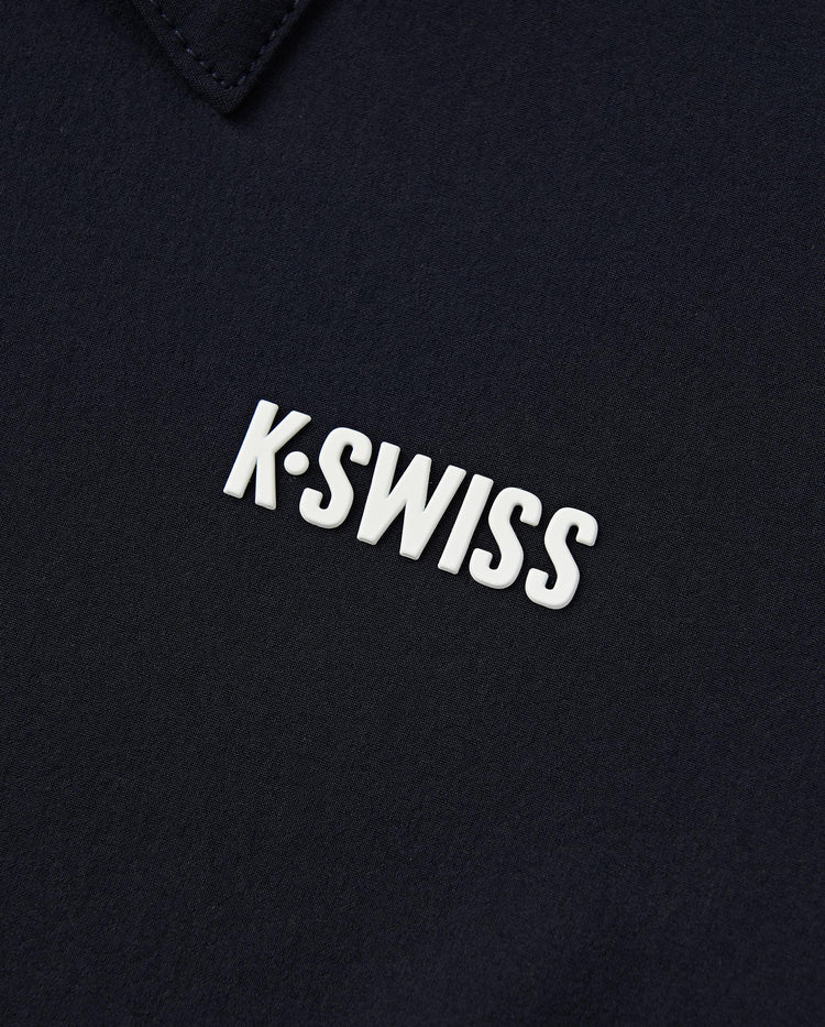 1910772-495 | WOMEN'S K-SWISS LOGO HALF-ZIP POLO DRESS | BLUE/MISC