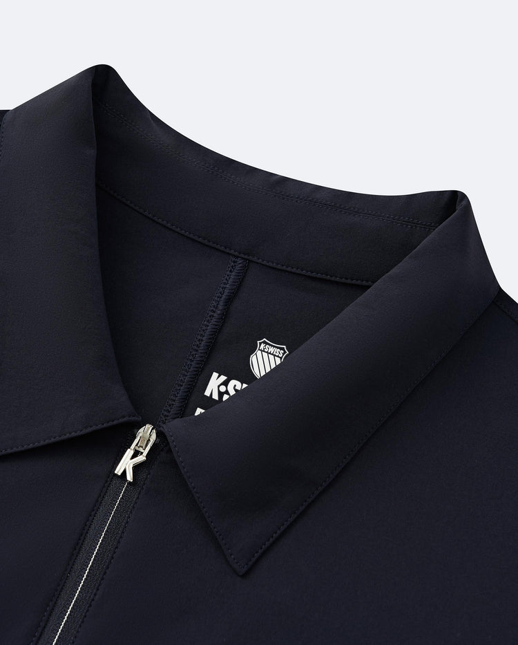 1910772-495 | WOMEN'S K-SWISS LOGO HALF-ZIP POLO DRESS | BLUE/MISC