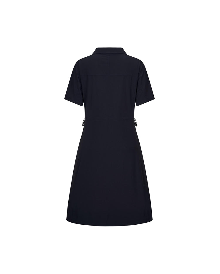 1910772-495 | WOMEN'S K-SWISS LOGO HALF-ZIP POLO DRESS | BLUE/MISC
