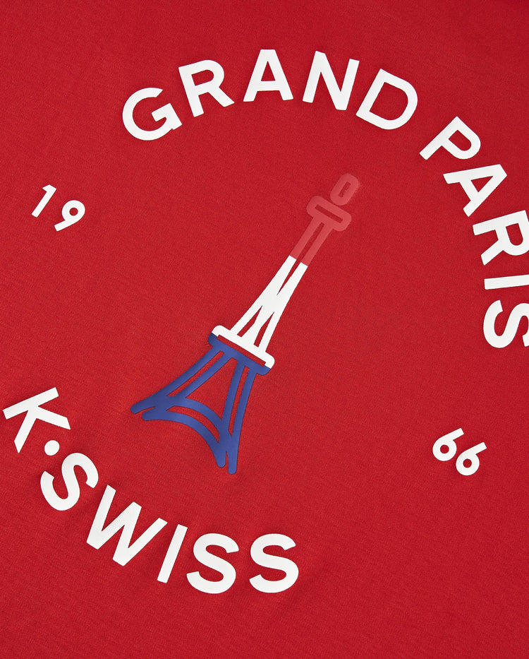 1910783-600 | WOMEN'S GRAND PARIS LOGO COTTON T-SHIRT | RED