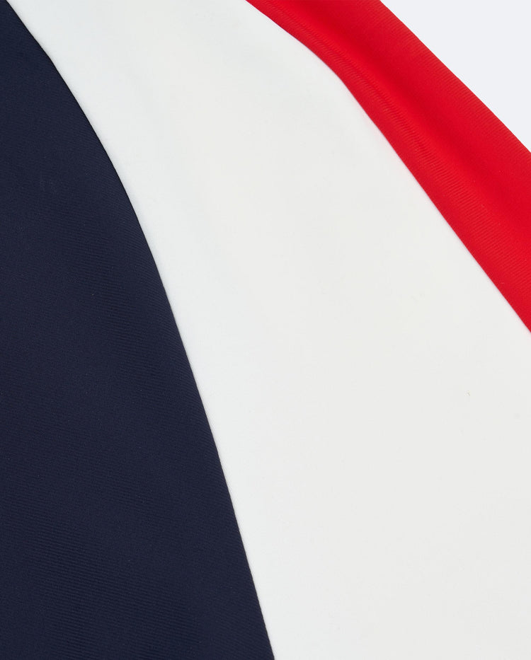 1910784-456 | WOMEN'S GRAND PARIS LOGO COLOR BLOCK JACKET | BLUE/MISC