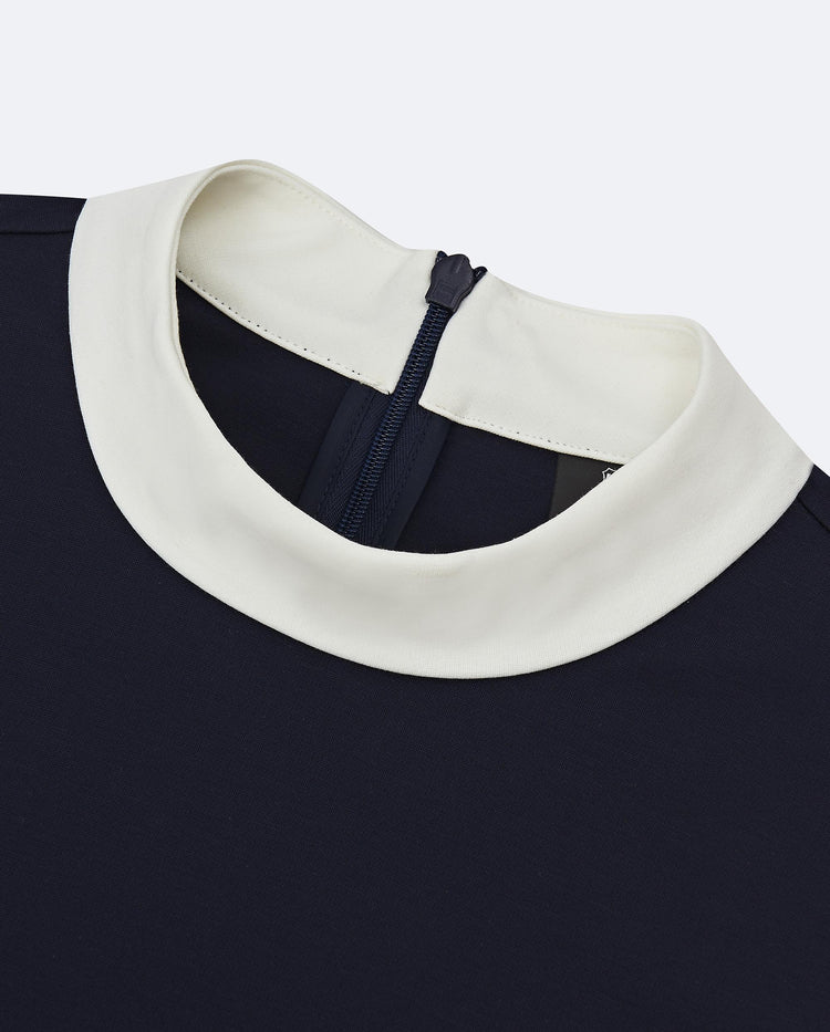 1910787-456 | WOMEN'S LOGO COLOR BLOCKS STAND COLLAR TANK TOP | BLUE/MISC