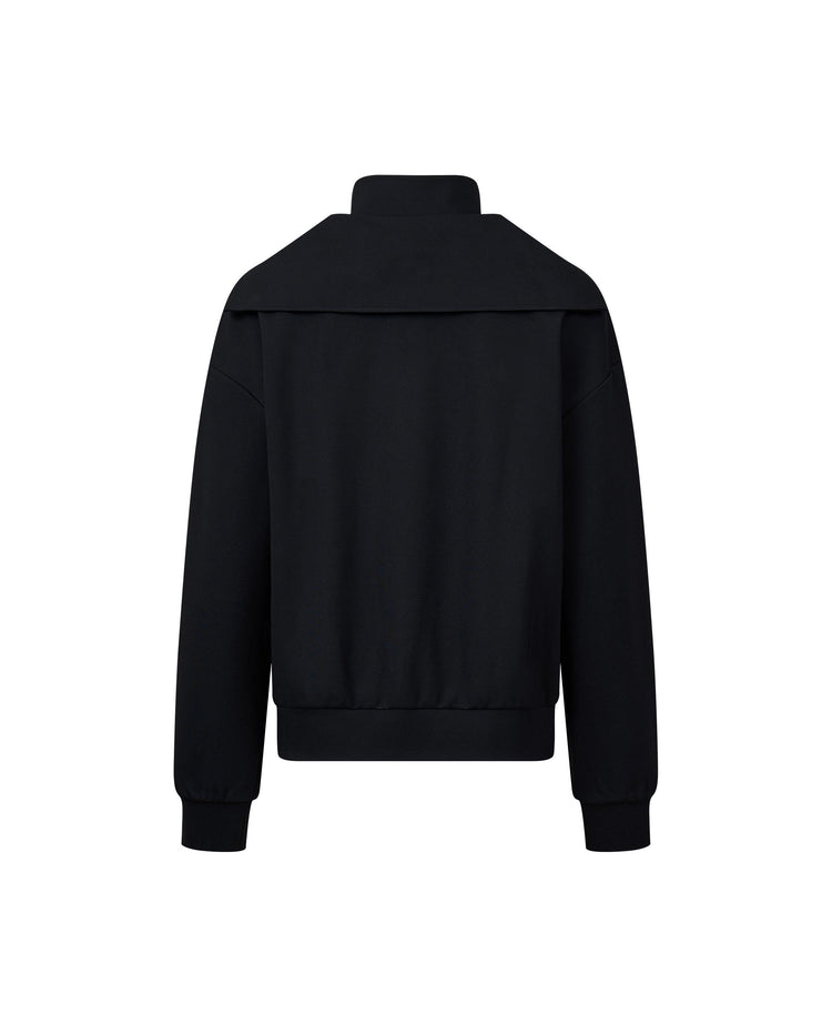 1910820-008 | WOMEN'S LOGO TURTLENECK HALF-ZIP HOODIE | BLACK