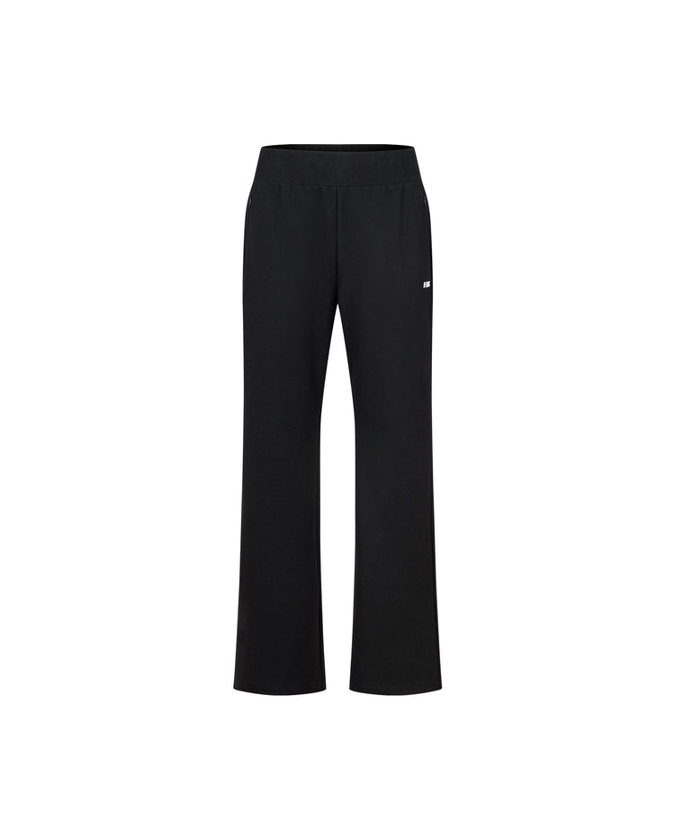 1910823-008 | WOMEN'S K-SWISS LOGO HIGH WAIST FLARED PANTS | BLACK