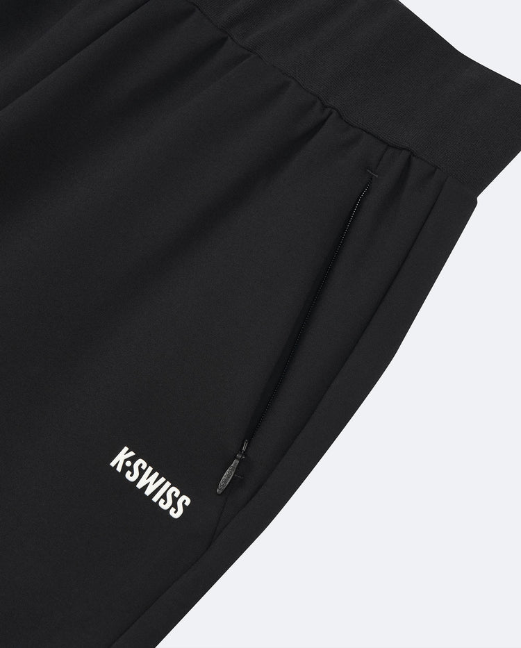 1910823-008 | WOMEN'S K-SWISS LOGO HIGH WAIST FLARED PANTS | BLACK